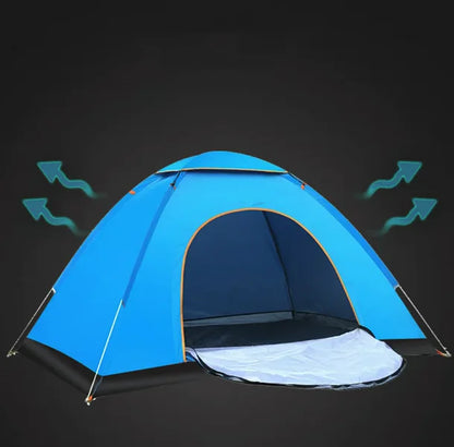 Pop Up Tent 2-3 Person Camping Tent Waterproof Hiking Canopy Shelter For Outdoor