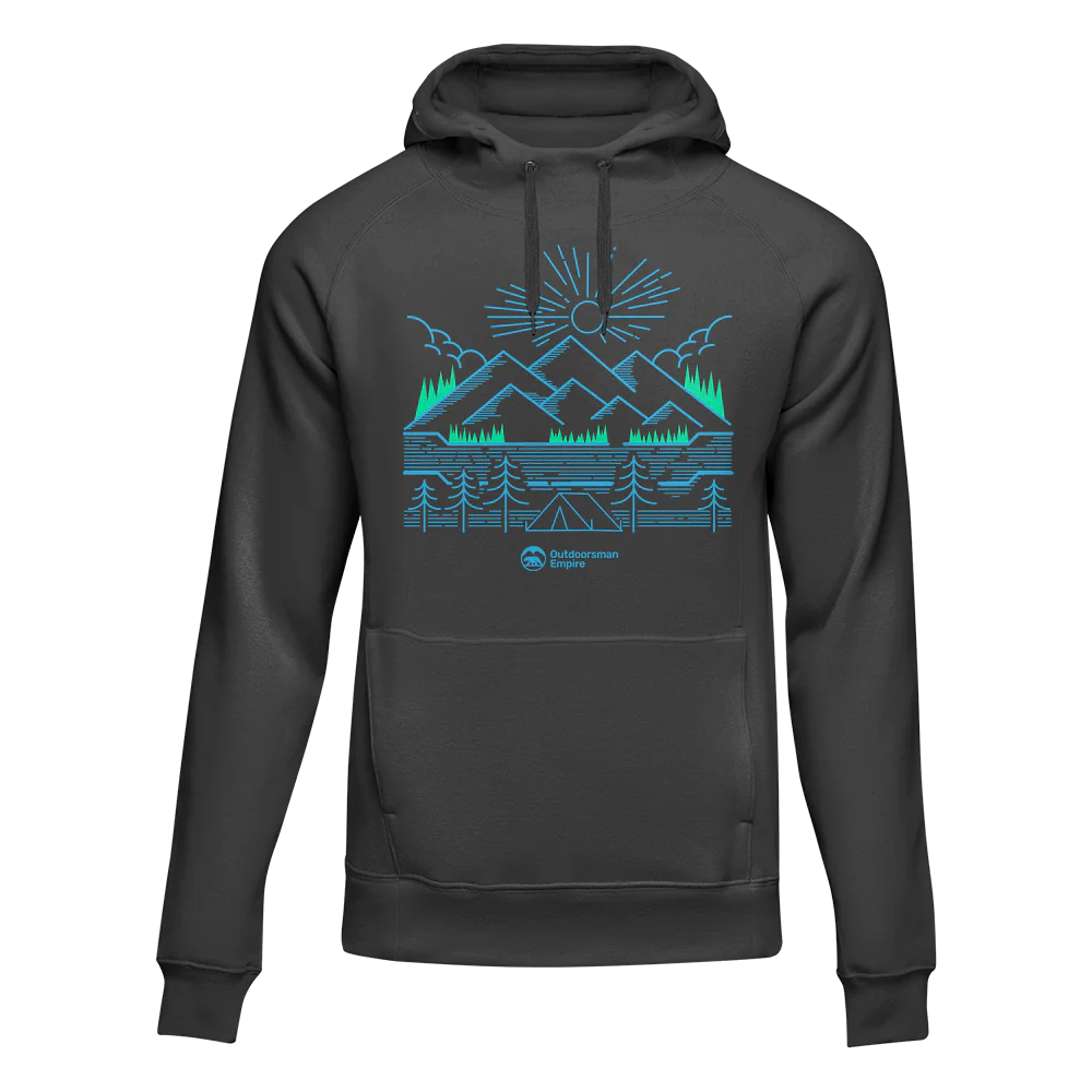 Camping Lines Unisex Hoodie