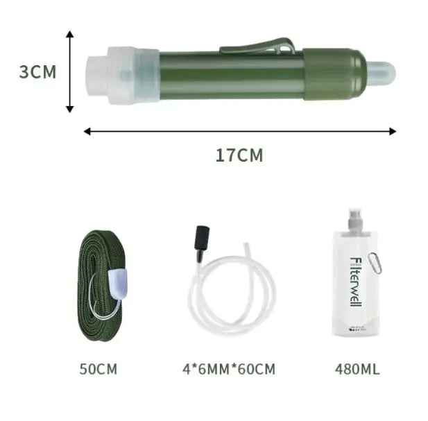 Portable Ultrafiltration Water Purifier